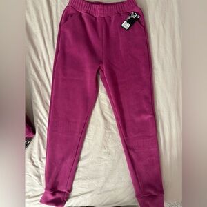 Heavy fleece sweatsuit
